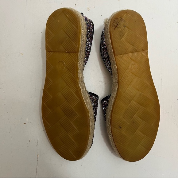 Free People Paradise Espadrille Glitter Gladiators - Size 37 - Picture 7 of 7
